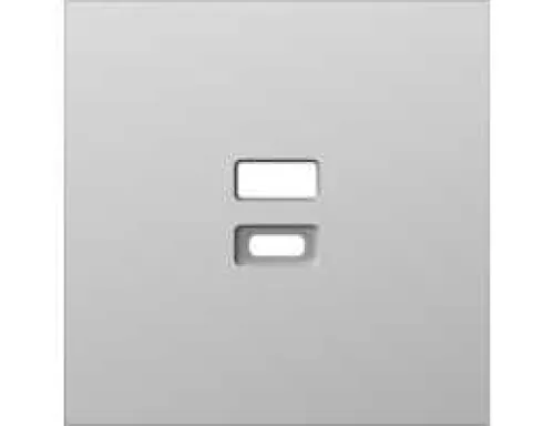 Накладка для USB-зарядки, цвет сталь, серия S08 Donel