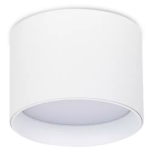Светильник накладной под LED-лампу с цоколем GX53 D85xH60мм IP20, белый, без лампы