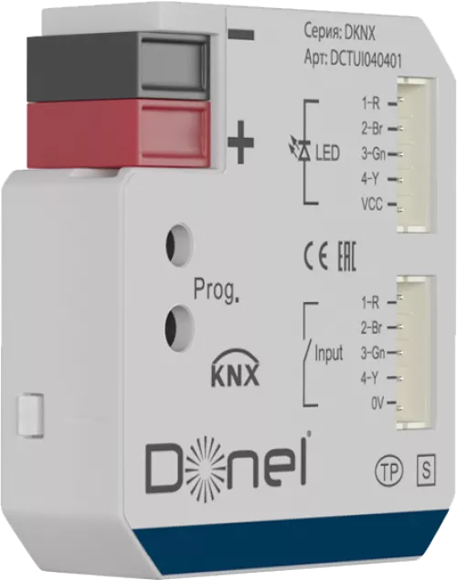 KNX универсальный интерфейс 4-х канальный