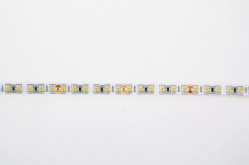 Лента светодиодная SMD тёпло-белая DC24V 8,8W/m 3000K 825Lm/m 120д/м CRI>90 IP65, упаковка 5 метров, ширина 8мм, высота 3,8мм, самоклейкая