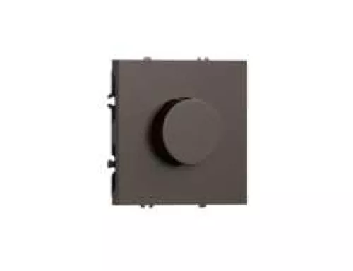 Светорегулятор поворотный Triac LED 100Вт, активная нагрузка 300Вт, цвет матовый серый, серия S08 Donel
