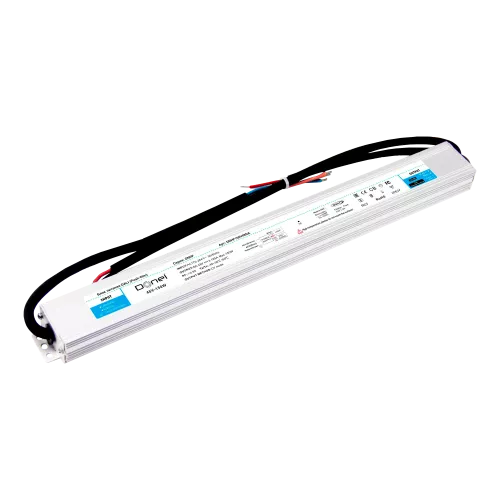 Блок питания для светодиодной ленты, DC48В 150Вт 3.125А IP67, управление DALI с функцией Push-Dim, размер 362х37х22мм, PFC >0.95