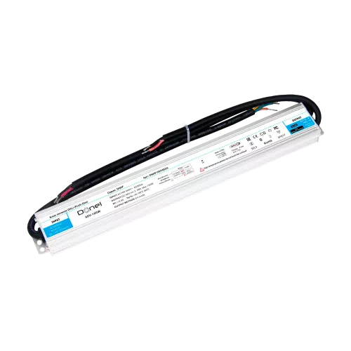 Блок питания для светодиодной ленты, DC48В 100Вт 2.08А IP67, управление DALI с функцией Push-Dim, размер 292х37х22мм, PFC >0.95