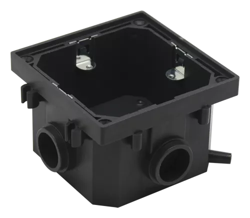 Коробка для установки в бетонную стяжку лючков типа DFB2MRR (с круглой крышкой), возможно составить блок из нескольких лючков