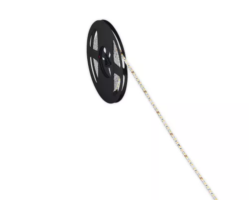 Лента светодиодная SMD тёпло-белая DC24V 9,6W/m 3000K 860Lm/m 120д/м CRI>90 IP20, упаковка 5 метров, ширина 5мм, высота 1,6мм, самоклейкая