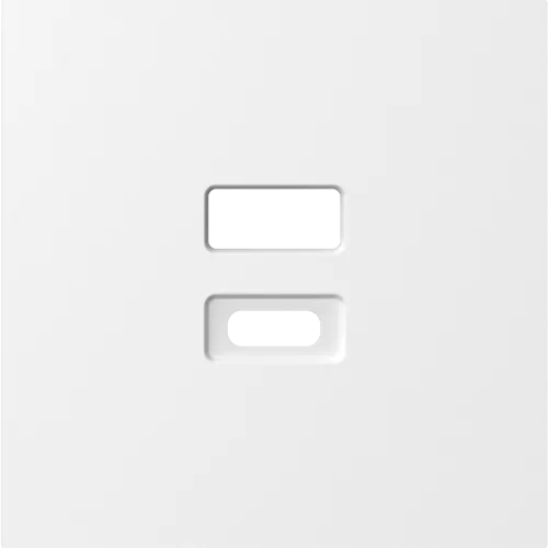 Накладка для USB-зарядки, цвет матовый белый, серия A07 Donel