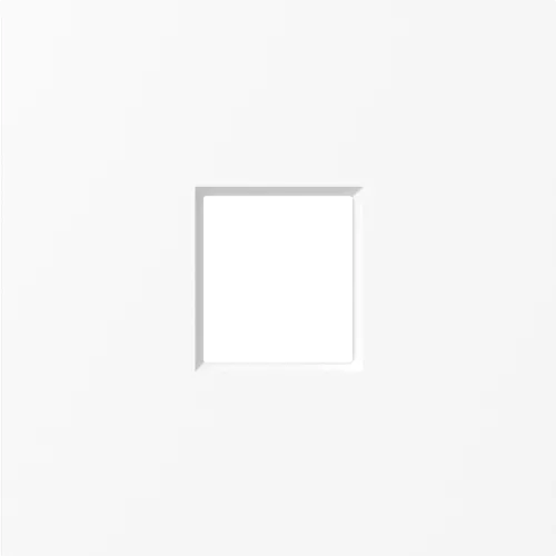 Накладка на 1 выход для розеток RJ11, RJ45 и TV/SAT, цвет глянцевый белый, серия A07 Donel