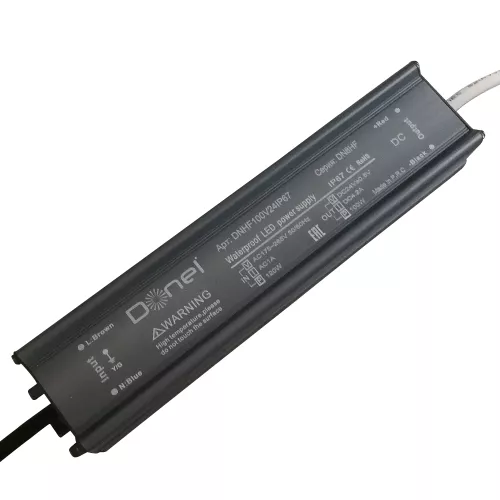 Блок питания для светодиодной ленты, DC24В 100Вт 4.17А IP67, размер 207х44х36мм