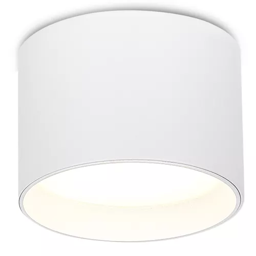Светильник накладной под LED-лампу с цоколем GX53 D85xH60мм IP20, белый, без лампы