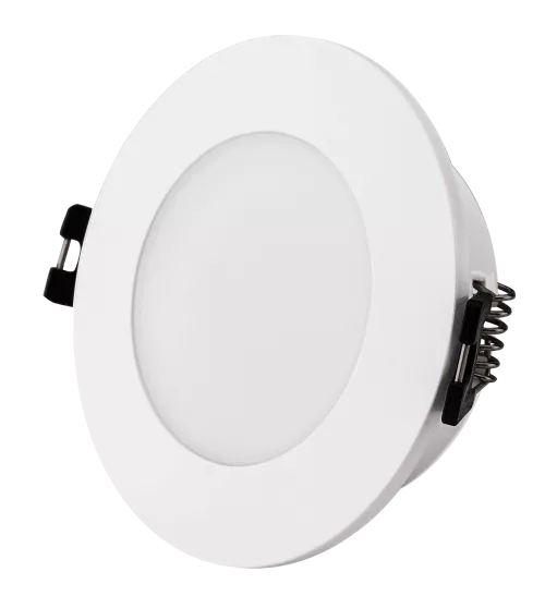 Светильник встраиваемый под LED-лампу с цоколем GU10 D90xH31мм IP65 с лицевой стороны, белый, без лампы