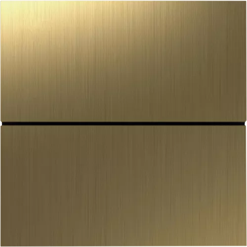 KNX cенсорный кнопочный модуль на 2/4 группы, цвет матовое золото