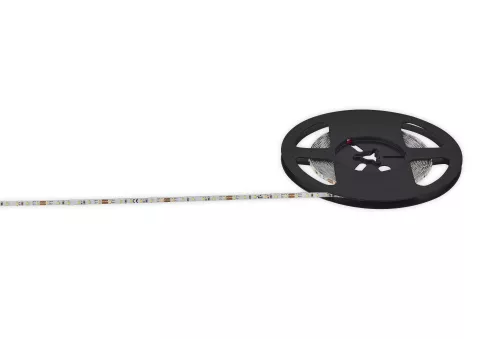 Лента светодиодная SMD тёпло-белая DC24V 8,6W/m 3000K 670Lm/m 120д/м CRI>90 IP20, упаковка 5 метров, ширина 4мм, высота 1,2мм, самоклейкая