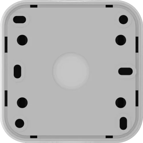 Выключатель 2-клавишный проходной накладной 10A 250В IP55 на винтах, цвет серый, серия W55 Donel