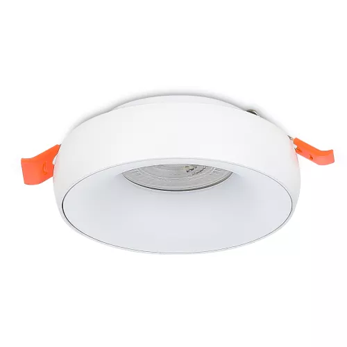 Светильник встраиваемый под LED-лампу с цоколем GU10  D95xH35мм IP20, белый, без лампы