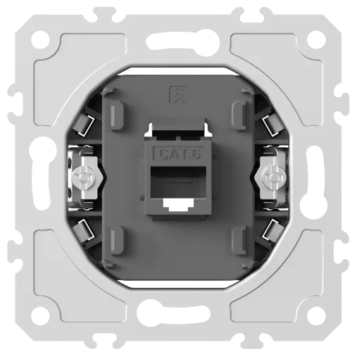 Механизм розетки RJ45 cat.6, компьютерная розетка на 1 выход для серий A07/S08, Donel