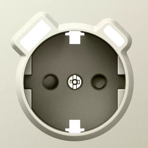 Накладка для розетки Schuko с зарядным устройством USB A+C, со шторками 16A 250В, шампань, серия A07