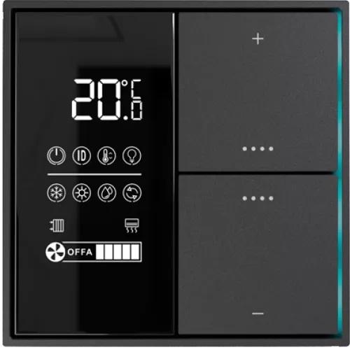 KNX многофункциональный комнатный термостат, цвет метеорит