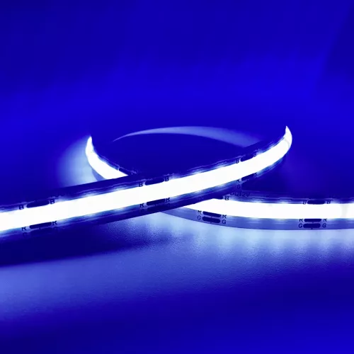 Лента светодиодная COB RGB DC24V 15W/m 660Lm/m 480д/м CRI>95 IP20, упаковка 5 метров, ширина 10мм, высота 2мм, самоклейкая