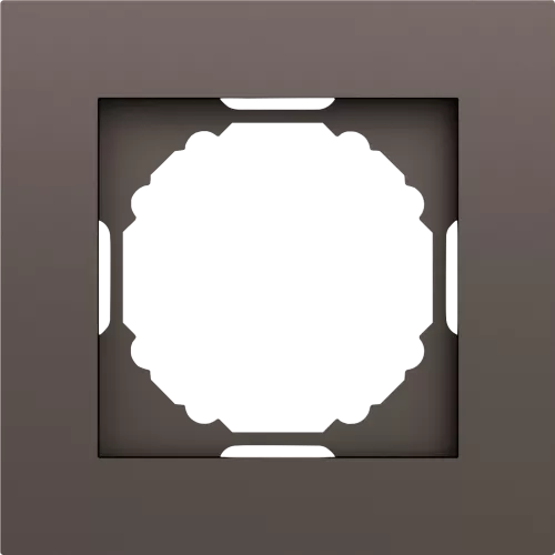 Рамка 1-я, цвет мокко, серия A07 Donel