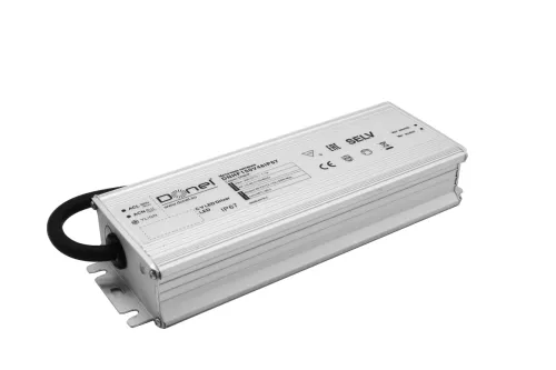 Блок питания для светодиодной ленты, DC48В 150Вт 3.13А IP67, размер 186х63х32мм