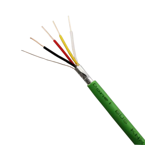 Кабель 2x2x0,8 для EIB/KNX, EIB-Y(ST)Y, PVC, зелёный, бухта 100 метров, цена за бухту 100 метров.