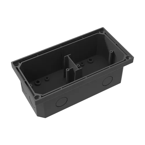 Коробка для установки в бетонную стяжку лючков на 2 модуля 45х45мм типа DFB22ZMR и DFB22MR