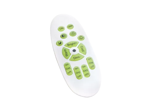 Пульт дистанционного управления для биодинамических светильников, тип батареи 2хAAA, IP20, зона охвата 30 метров, цвет белый