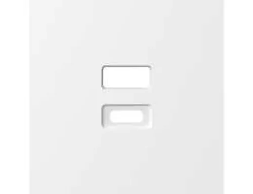 Накладка для USB-зарядки, цвет матовый белый, серия A07 Donel
