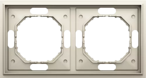 Рамка Podium 2-я, цвет слоновая кость, серия S08 Donel