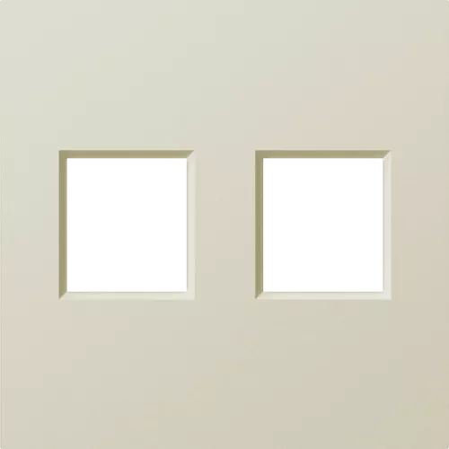 Накладка на 2 выхода для розеток RJ11, RJ45 и TV/SAT, цвет шампань, серия A07 Donel