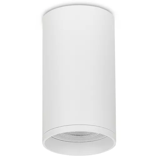 Светильник накладной под LED-лампу с цоколем GU10 D55xH80мм IP20, белый, без лампы