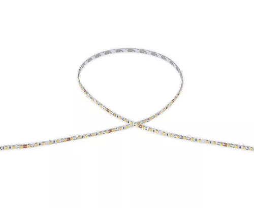 Лента светодиодная SMD тёпло-белая DC24V 9,6W/m 3000K 860Lm/m 120д/м CRI>90 IP20, упаковка 5 метров, ширина 5мм, высота 1,6мм, самоклейкая