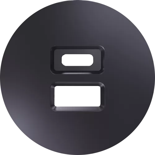Накладка для розеток USB, сталь, серия D16
