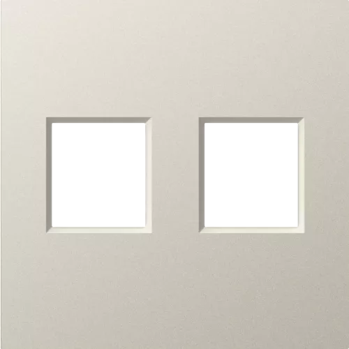 Накладка на 2 выхода для розеток RJ11, RJ45 и TV/SAT, цвет матовый кашемир, серия A07 Donel