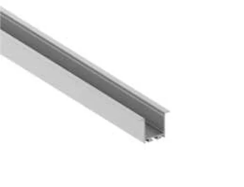 Встраиваемый алюминиевый профиль, сечение 47,2х35мм, длина 2 метра, цвет анодированный алюминий