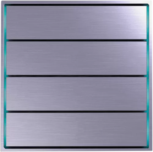 KNX cенсорный кнопочный модуль на 4 группы, цвет кристально-фиолетовый