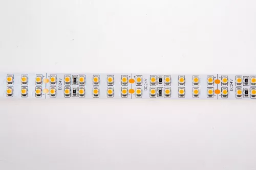 Лента светодиодная SMD тёпло-белая DC24V 19,2W/m 3000K 1320Lm/m 240д/м CRI>95 IP20, упаковка 5 метров, ширина 15мм, высота 2,5мм, самоклейкая