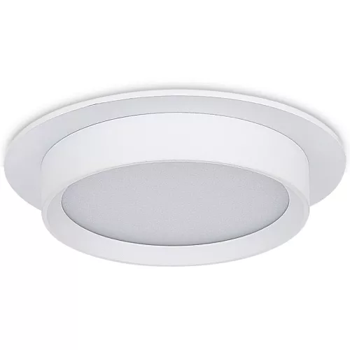 Светильник встраиваемый под LED-лампу с цоколем GX53 D110xH45мм IP20, белый, без лампы