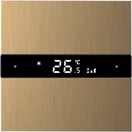KNX многофункциональный термостат, цвет матовое золото