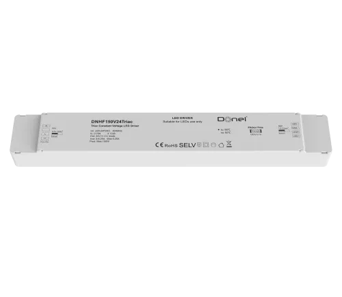 Блок питания для светодиодной ленты, DC24В 150Вт 6.25А IP20, диммируемый Triac, размер 310х45х30мм