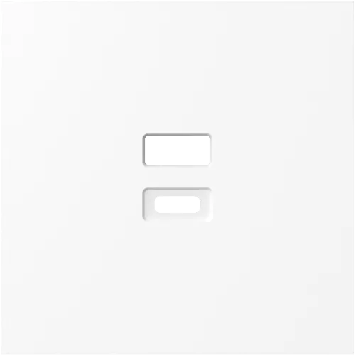 Накладка для USB-зарядки, цвет глянцевый белый, серия S08 Donel