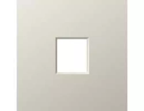 Накладка на 1 выход для розеток RJ11, RJ45 и TV/SAT, цвет матовый кашемир, серия A07 Donel