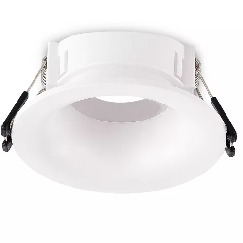 Светильник встраиваемый под LED-лампу с цоколем GU10  D86xH40мм IP20, белый, без лампы