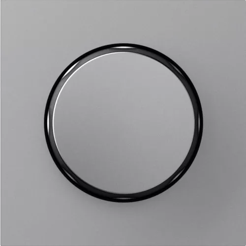 Накладка для светорегулятора поворотного, цвет матовый серый, серия A07 Donel