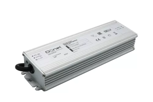 Блок питания для светодиодной ленты, DC48В 320Вт 6.67А IP67, размер 230х68х37мм