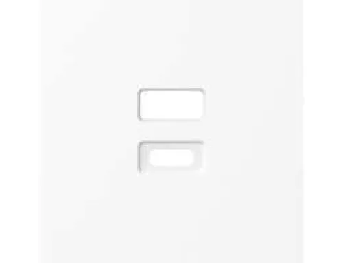 Накладка для USB-зарядки, цвет глянцевый белый, серия A07 Donel