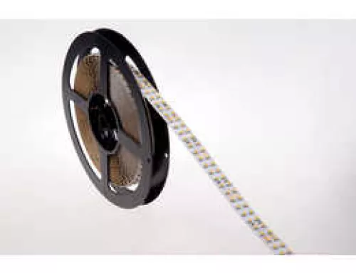 Лента светодиодная SMD тёпло-белая DC24V 19,2W/m 3000K 1320Lm/m 240д/м CRI>95 IP20, упаковка 5 метров, ширина 15мм, высота 2,5мм, самоклейкая