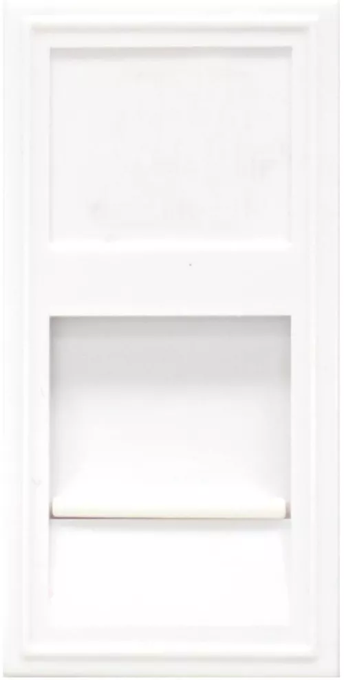 Розетка компьютерная RJ45 кат.6 UTP, 1 модуль, 22,5х45мм, цвет белый