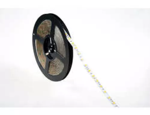 Лента светодиодная SMD тёпло-белая DC24V 14,4W/m 3000K 1080Lm/m 60д/м CRI>95 IP65, упаковка 5 метров, ширина 10мм, высота 2мм, самоклейкая