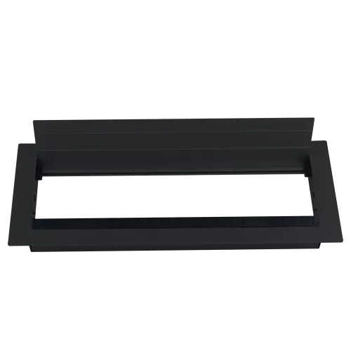 Кабельный вывод для установки в столешницу, размер 310х120 мм, цвет черный